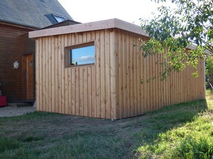 Abri de jardin en douglas naturel