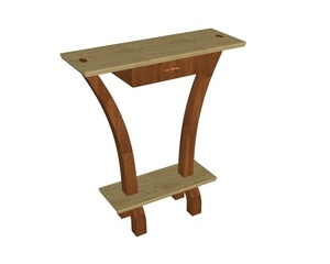 Console toute en courbes