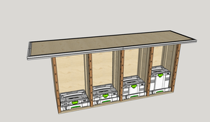 Etabli mobile pour Systainer Festool (avec tiroir SYS-AZ)