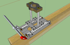 Projet "Mortaiseuse charpente"