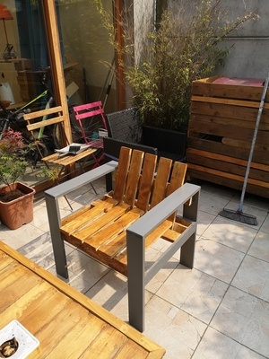 Fauteuil salon de  jardin