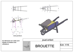 Plan de brouette enfant (création associée publiée précédemment)