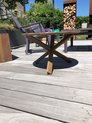 3 pieds de table démontables