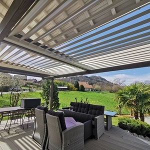 Construction d'une pergola bioclimatique système Easylam