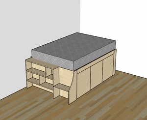 Lit estrade pour mon ado !