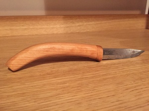 Couteau en Hêtre et Frène-olivier, lame Mora