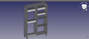 Rack à serre joint (1m, 50 cm , et petits)
