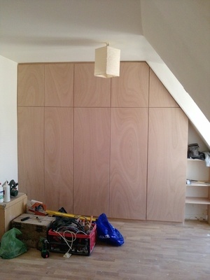 Placard étagère incruster