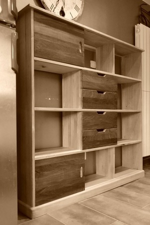 Bibliothèque en hêtre