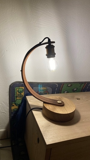 Lampe pliée