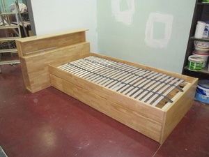 Chambre pour une petite fille en panneau HEVEA