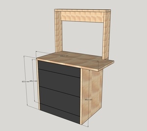 Plan meuble imprimante 3D