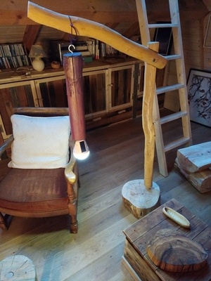 Lampe de salon très nature