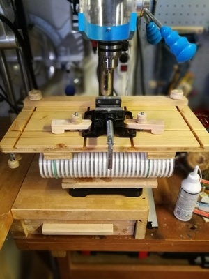 Plateau perceuse à colonne