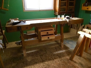 Des tiroirs pour l’établi