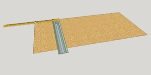 Butée pour coupes répétitives pour scie sur rail