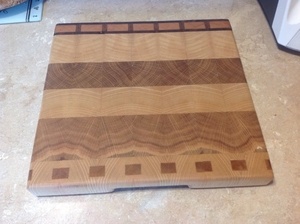 Petite planche en bois de bout