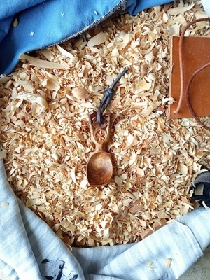 21éme cuillère de 2023 : Cuillère en érable cuite au four