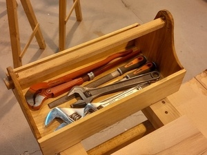 Caisse pour les outils un peu lourds