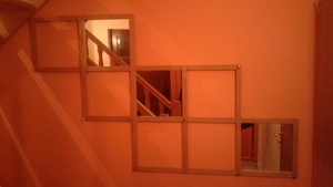 Porte manteaux avec miroirs