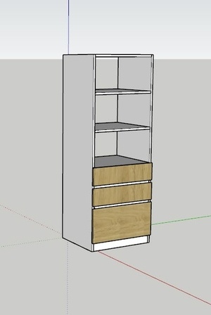 Armoire de rangement simple