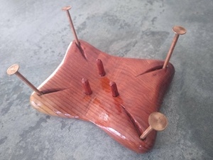 Porte savon en séquoia