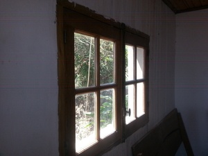 Fenêtre de ma maison a la compagne