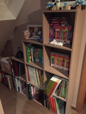 Une deuxième bibliothèque en escalier