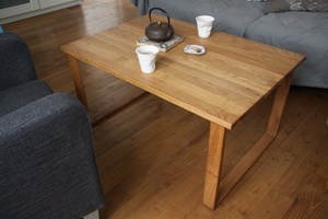 Table basse en chêne