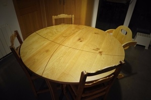 Table vraiment très ronde