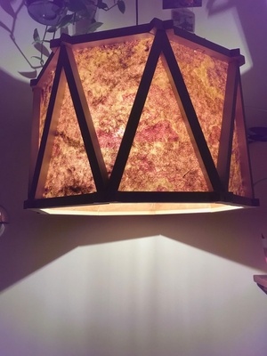 Lampe, Abat-jour suspendu