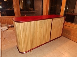 Commode à rideau + porte