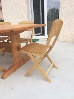 Chaise salon de jardin