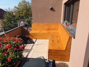 Bancs avec rangements