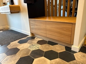 Banc d’entrée en chêne