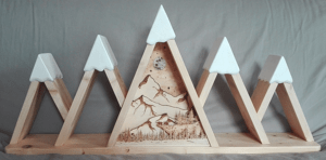 Lightbox décor montagne