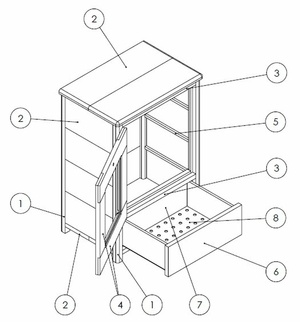 Petit fumoir à froid