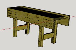 Etablis inspiration anglaise largement inspiré par Paul Seller en ctp bouleau 18mm