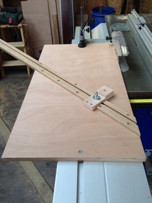 Guide pour coupe d'onglet