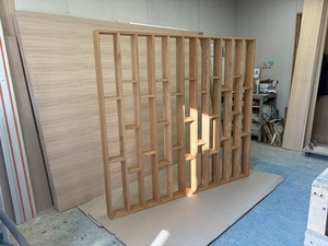 Claustra chêne massif