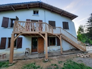 Terrase chêne et châtaignier