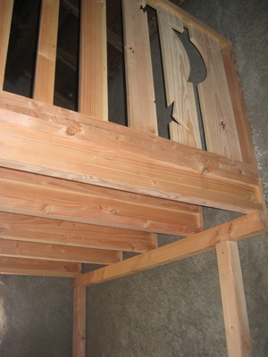 Mezzanine pour cabane