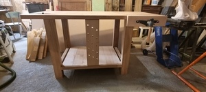 Etabli chêne massif