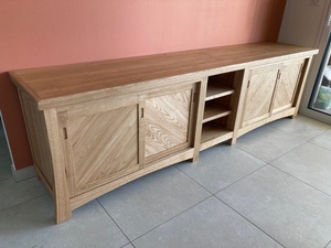 Meuble TV en châtaignier