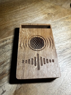 Porte téléphone avec enceinte passive
