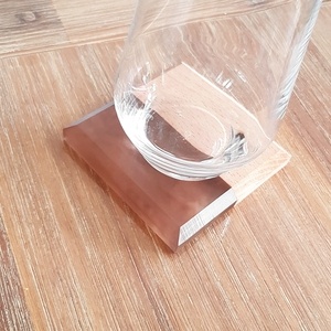 Dessous de verre bois époxy