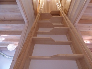 Echelle de meunier escamotable