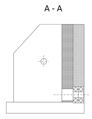 Plan de la boite à chaussures pour cylindres