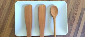 Spatules et cuillère
