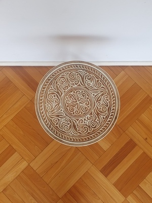 Gueridon avec plateau Kenyan